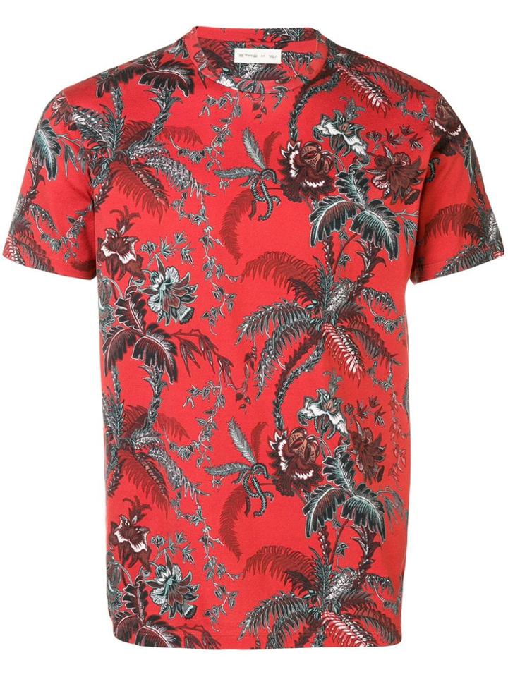Etro Printed T-shirt - Red