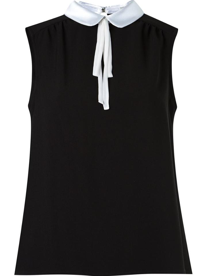 Martha Medeiros Sleeveless Blouse - Black