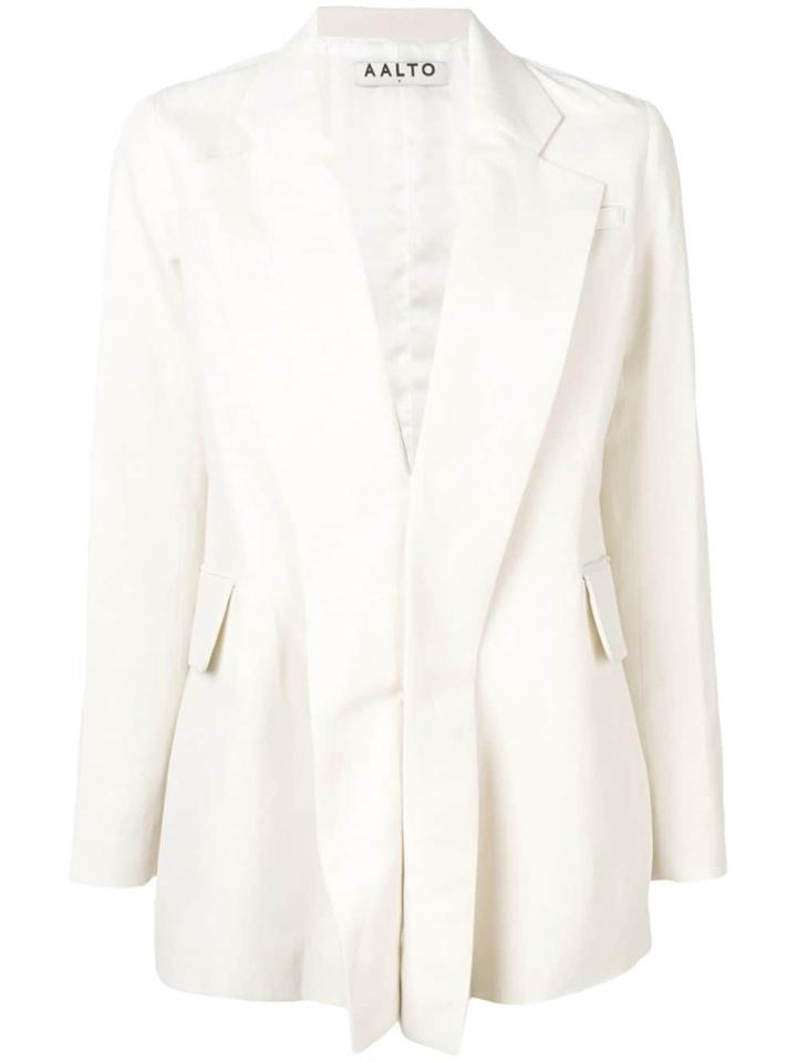 Aalto Plunge-neck Jacket - Neutrals