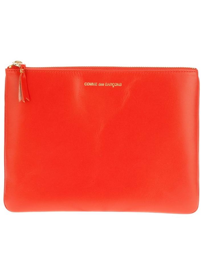 Comme Des Garçons Wallet 'colour Plain' Zip Purse