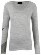 Andrea Bogosian Printed T-shirt, Women's, Size: Medium, Grey, Cotton
