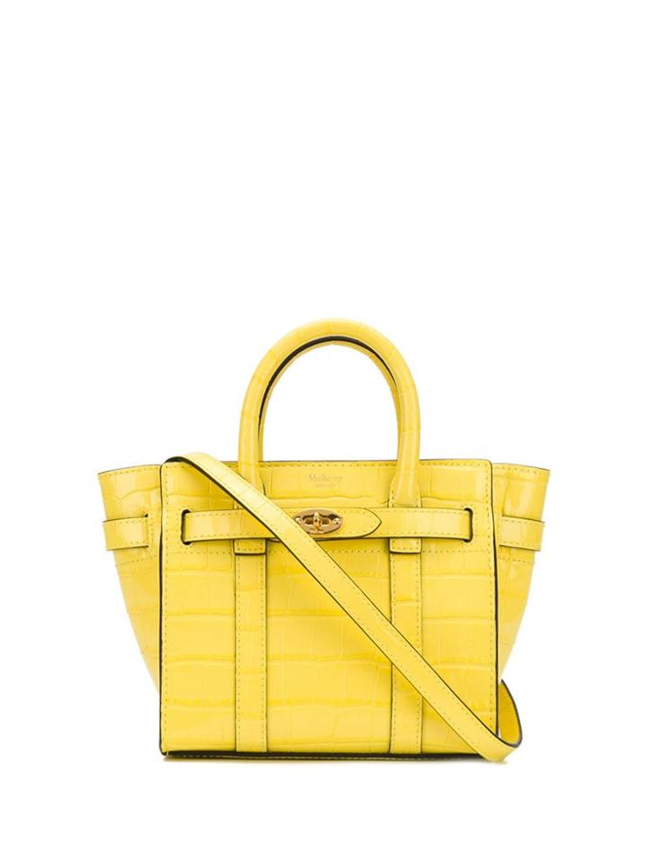 Mulberry Mini Tote Bag - Yellow
