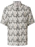 Versace Collection Printed Shortsleeved Shirt - Brown