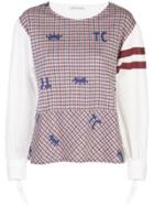 Tsumori Chisato Printed Checked Blouse - White