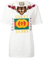 Gucci - Gucci Print T-shirt - Women - Cotton - M, White, Cotton