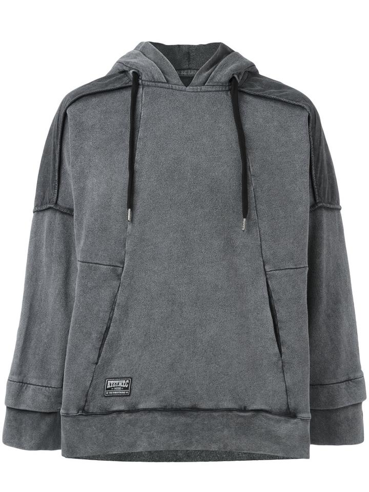Ktz Inside-out Hoodie, Adult Unisex, Size: Medium, Grey, Cotton