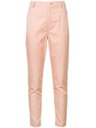 Loveless Classic Slim-fit Trousers - Pink