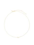 Anzie 14kt Yellow Gold Love Letter C Single Diamond Necklace