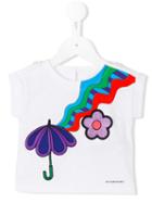 Burberry Kids - Embroidered Umbrella T-shirt - Kids - Cotton - 36 Mth, White