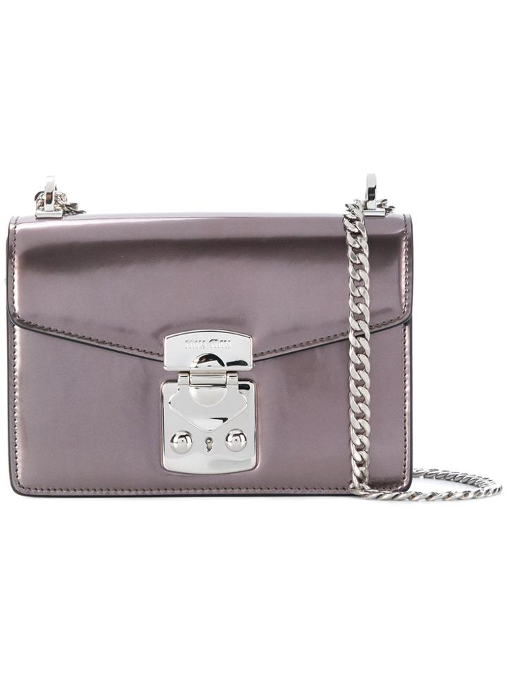 Miu Miu Metallic Shoulder Bag