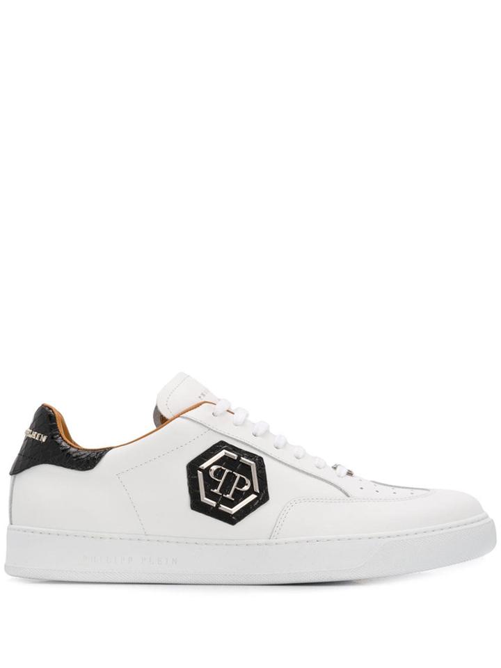 Philipp Plein Lo-top Luxury Sneakers - White