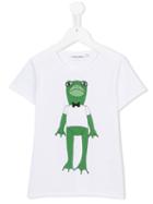 Mini Rodini Frog T-shirt, Boy's, Size: 7 Yrs, White