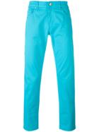 Pt01 Classic Chino Trousers - Blue