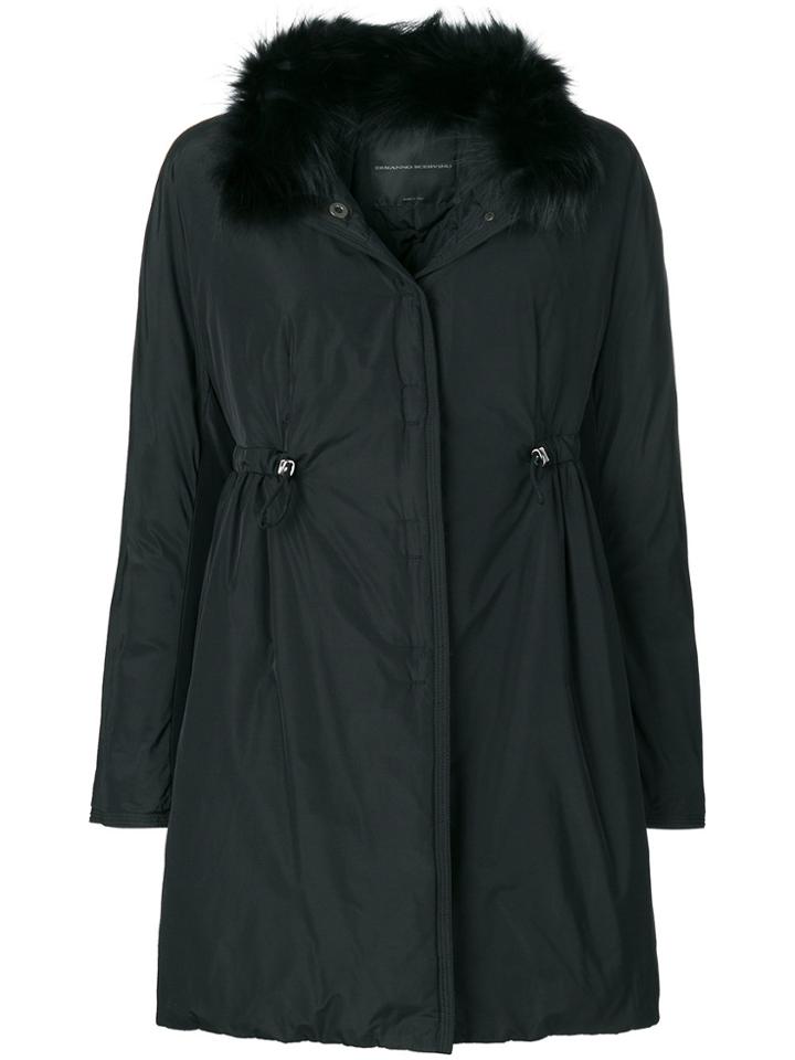 Ermanno Scervino Padded Parka - Black