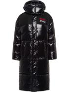 Miu Miu Shiny Puffer Coat - Black