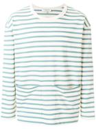 Ymc Striped Sweatshirt - Nude & Neutrals