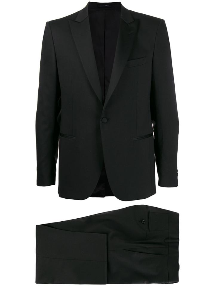 Lardini Two-piece Regular-length Suit - Black
