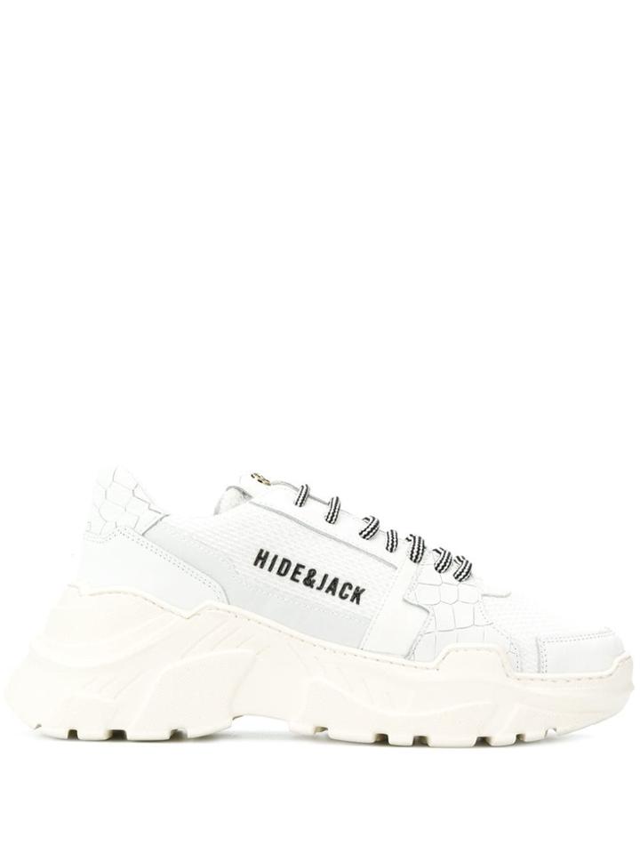 Hide & Jack Chunky Sole Sneakers - White
