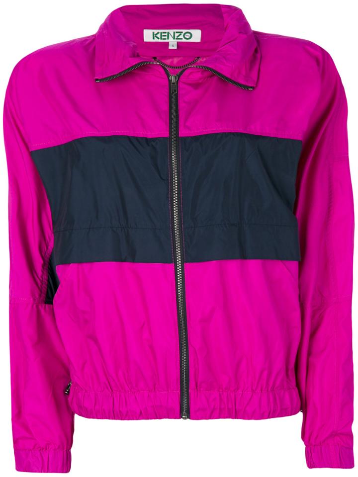 Kenzo Kenzo Windbreaker Jacket - Pink & Purple