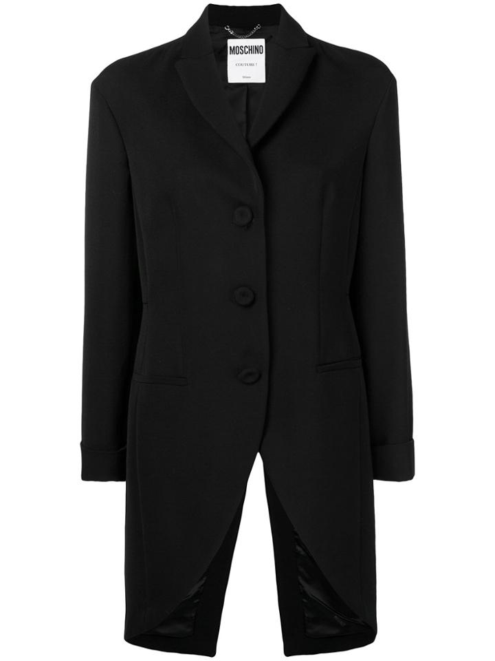 Moschino Long Fitted Blazer - Black