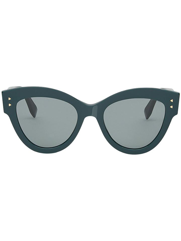 Fendi Eyewear Peekaboo Sunglasses - Green