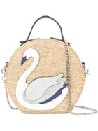 Christian Siriano Swan Patch Tote Bag - Nude & Neutrals