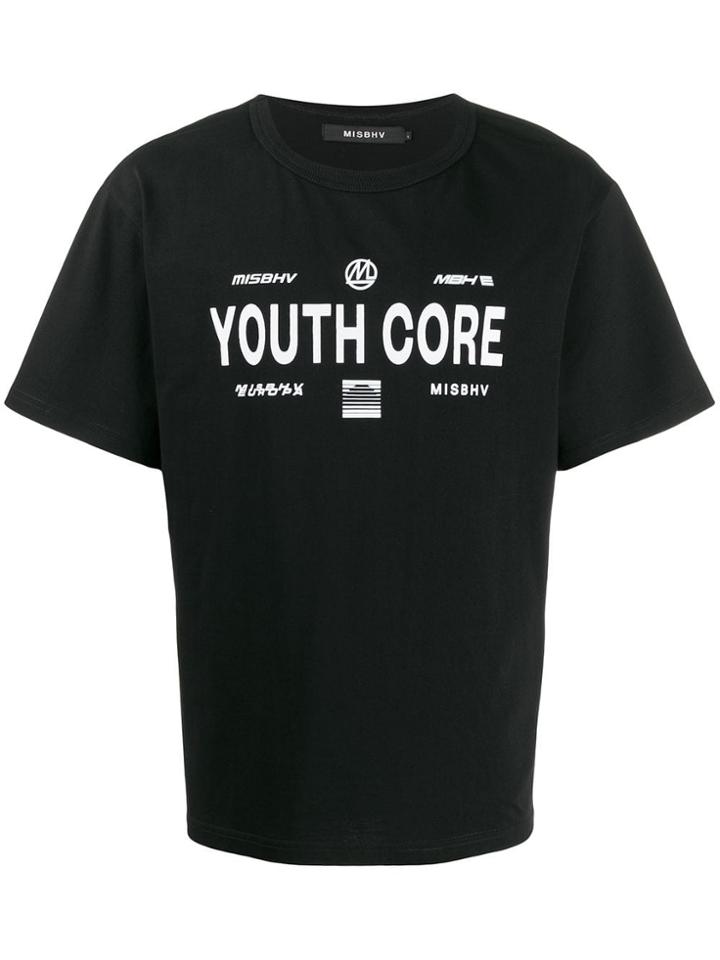Misbhv Youth Core Print T-shirt - Black