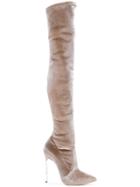 Casadei Heeled Over-the-knee Boots - Brown