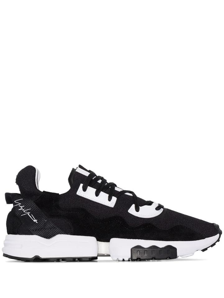 Y-3 Black Zx Torsion Suede Sneakers