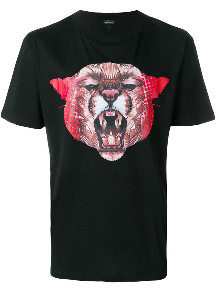 Marcelo Burlon County Of Milan Ashkish Print T-shirt - Black