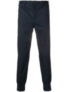 Neil Barrett Tailored Trousers With Elasticated Cuffs - Blue