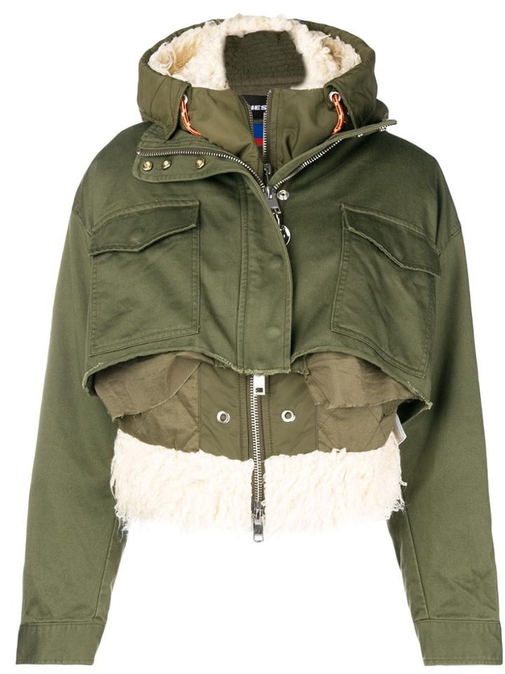 Diesel Diesel 00sil30naun 51f Natural (veg)->cotton - Green