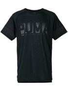 Puma Logo Print T-shirt - Black