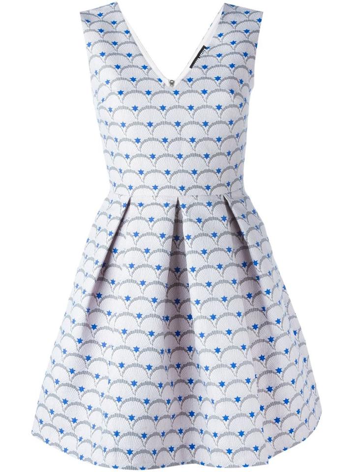 Markus Lupfer Sea Shell Effect Skater Dress