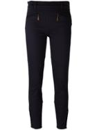 Tory Burch Zip Pocket Leegings - Blue