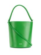 Jil Sander Drawstring Bucket Bag - Green