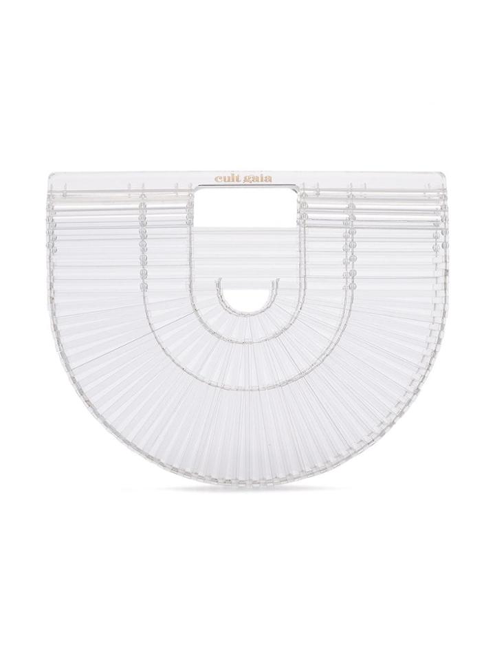 Cult Gaia Clear Ark Small Acrylic Tote Bag - White
