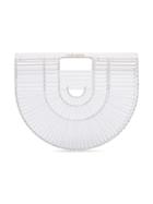 Cult Gaia Clear Ark Small Acrylic Tote Bag - White