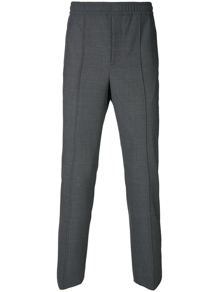 Neil Barrett Cropped Tailored Track Pants - Grey