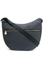 Borbonese Medium Luna Shoulder Bag - Black