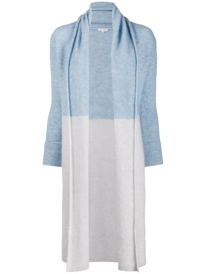 Borgo Asolo Shawl Collar Cardi-coat - Blue