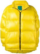 Paura Oversized Padded Jacket - Yellow