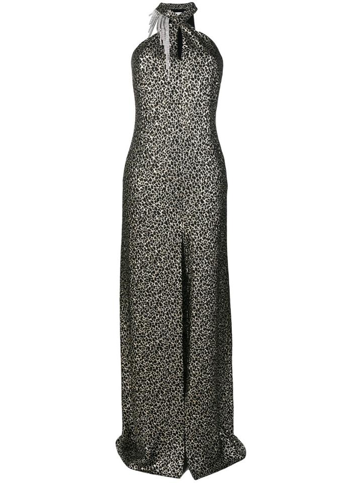 Lanvin Crystal Embellished Dress - Black