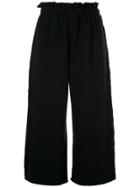 Comme Des Garçons Vintage Baggy Knitted Trousers - Blue