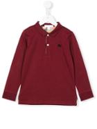 Burberry Kids Classic Polo Shirt, Boy's, Size: 12 Yrs, Red