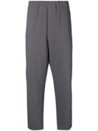 Oamc Cropped Tapered Trousers - Grey