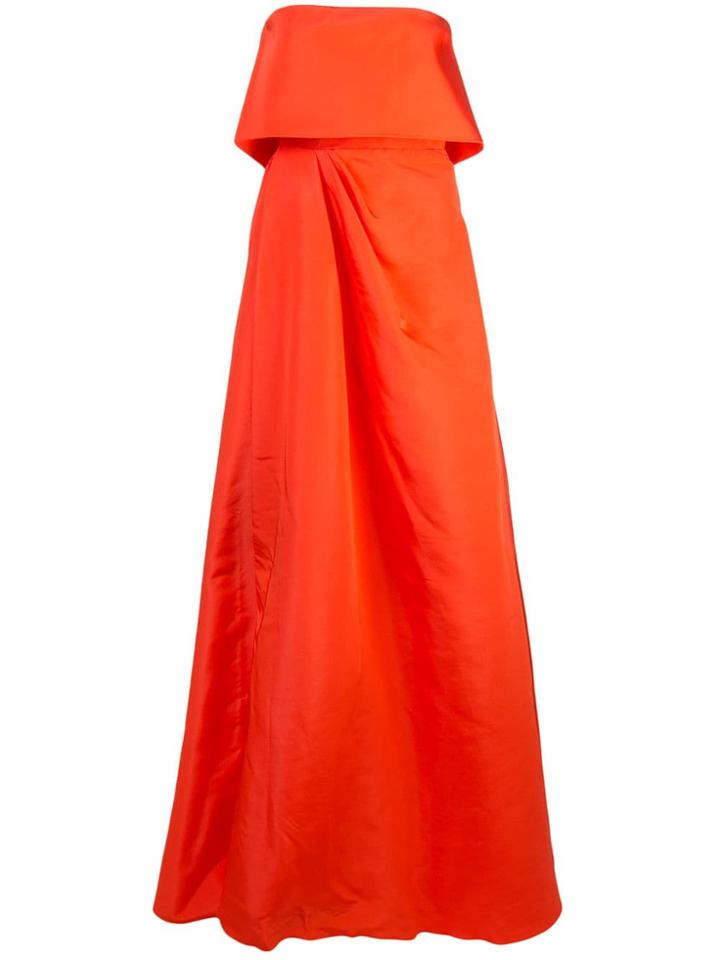 Alex Perry Sleeveless Gown - Orange