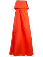Alex Perry Sleeveless Gown - Orange