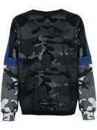 Mostly Heard Rarely Seen Mixed Camouflage Sweatshirt - Grey