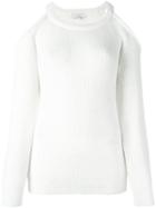 Iro 'lineisya' Knitted Blouse, Women's, Size: Xl, White, Acrylic/alpaca/merino